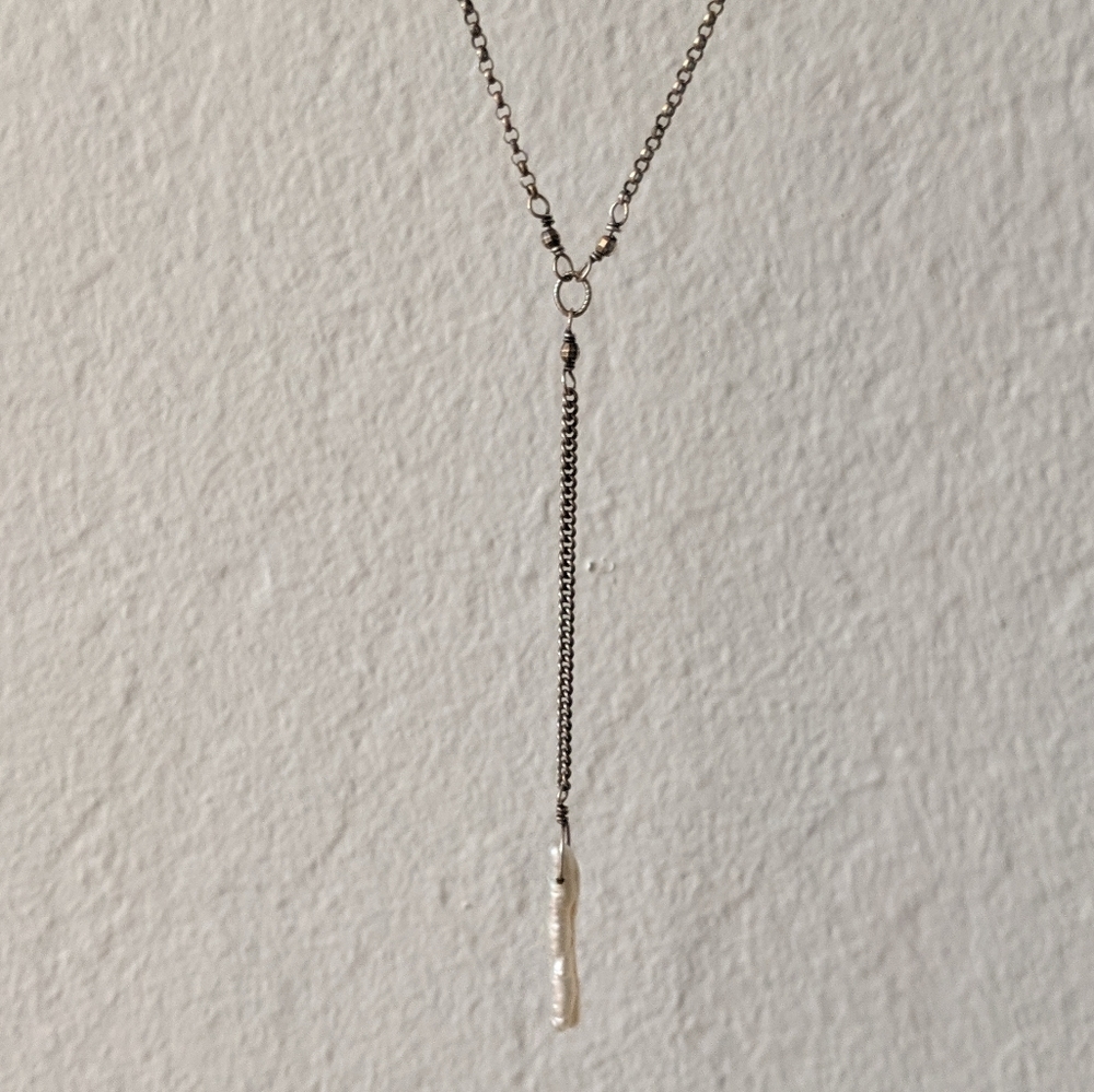 Chan Luu Oblong Cultured Freshwater Pearl Necklace
